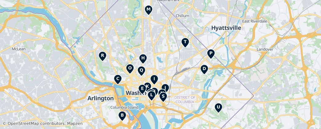 Map of Washington