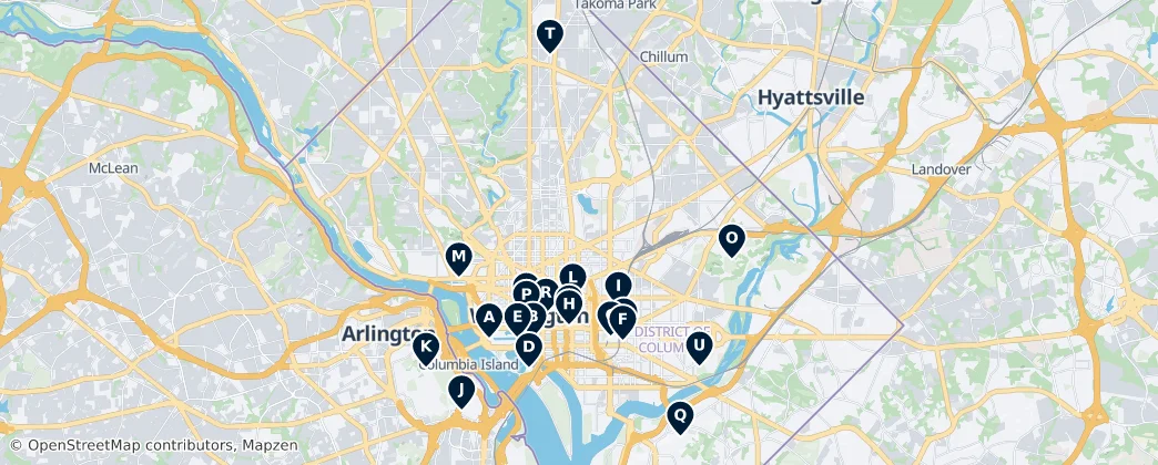 Map of Washington