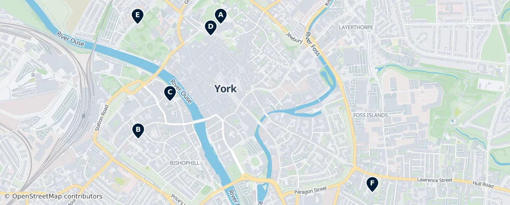 Map of York