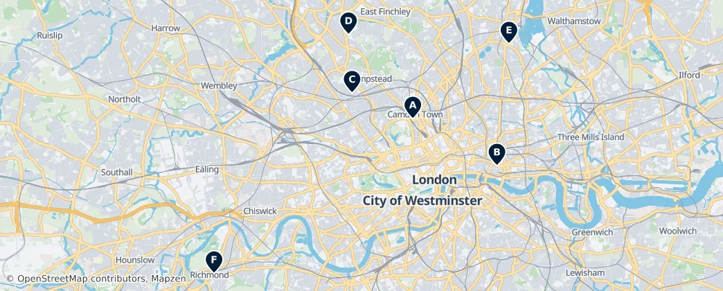 Map of London