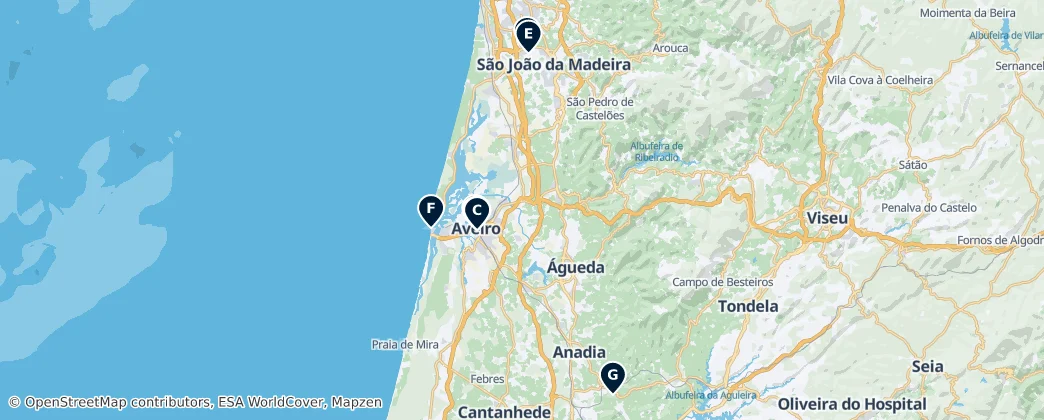 Map of 아베이루