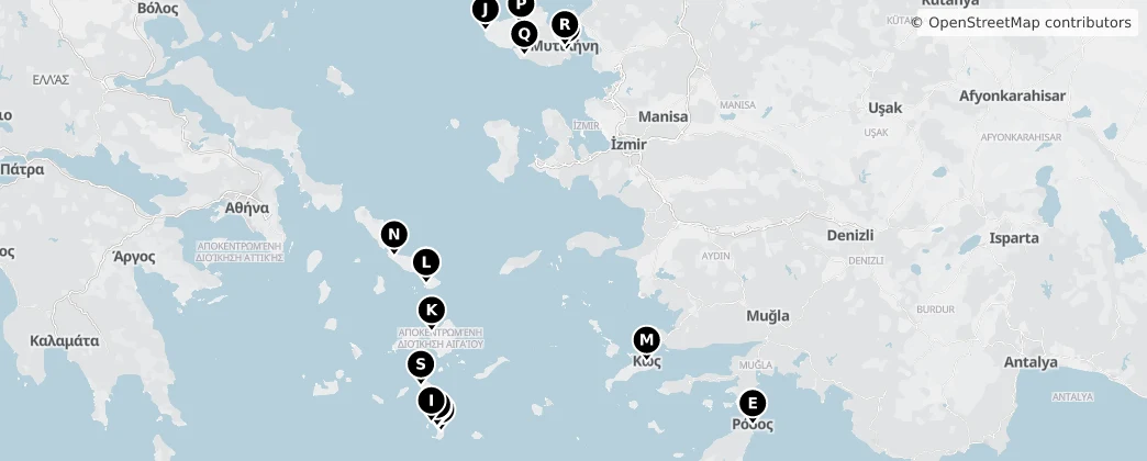 Map of Decentralized Administration of the Aegean