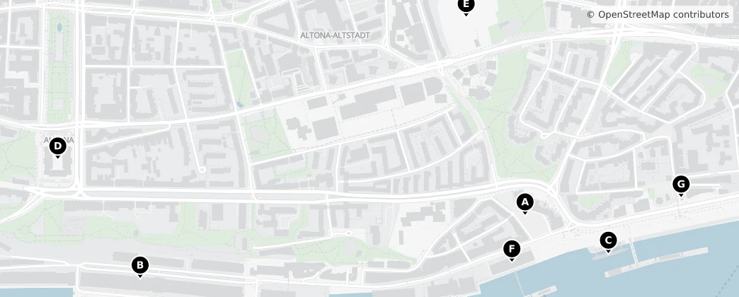 Map of Altona-Altstadt