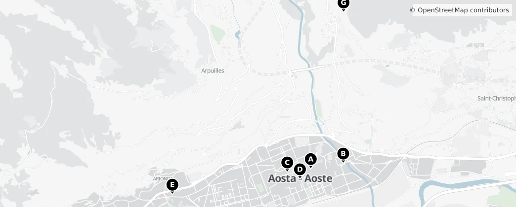 Map of 아오스타