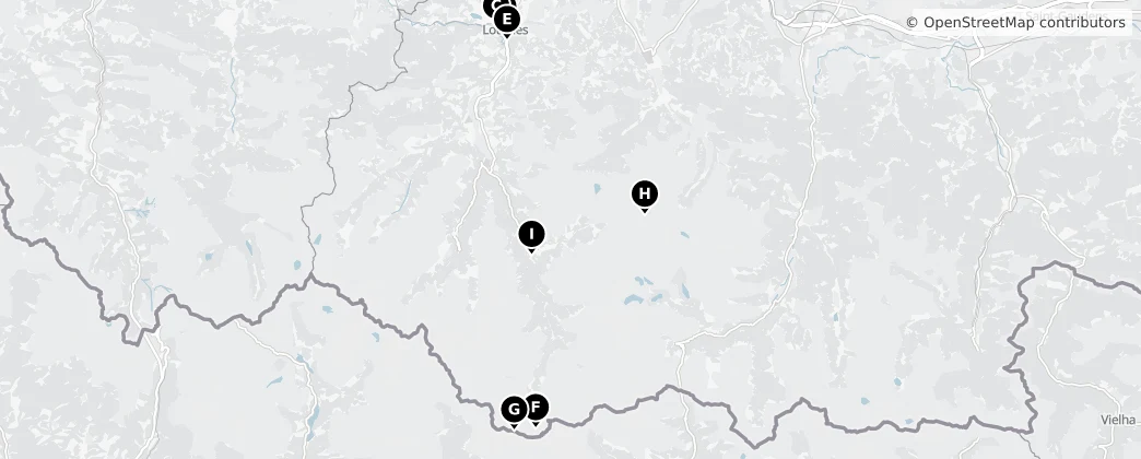 Map of Arrondissement of Argelès-Gazost