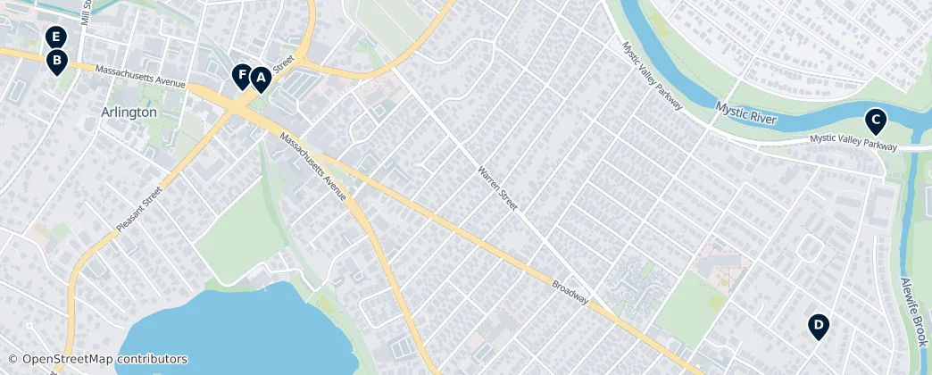 Map of Arlington