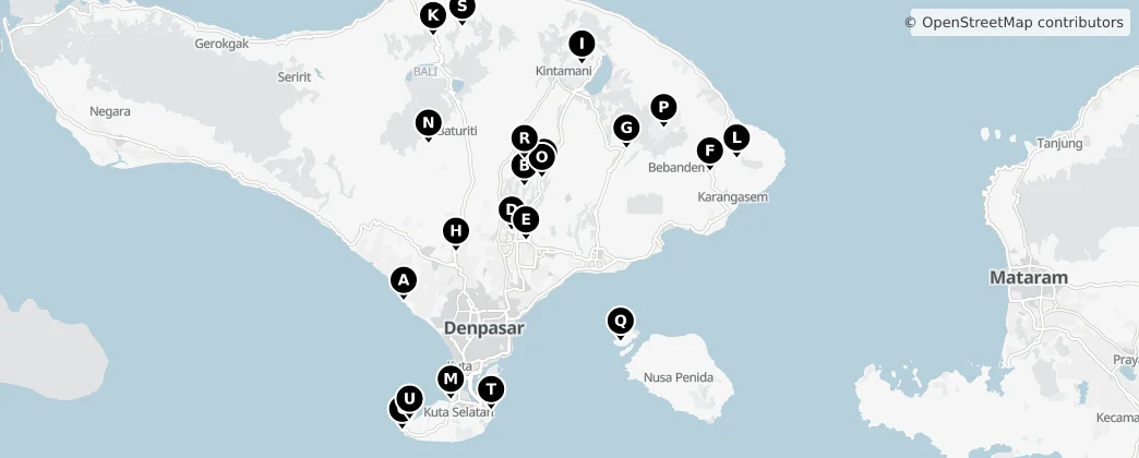 Map of 발리주