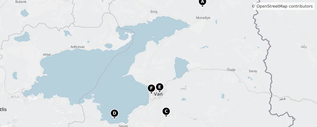 Map of 반 (터키)