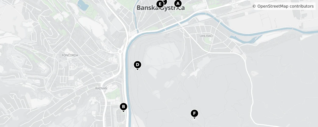 Map of 반스카비스트리차