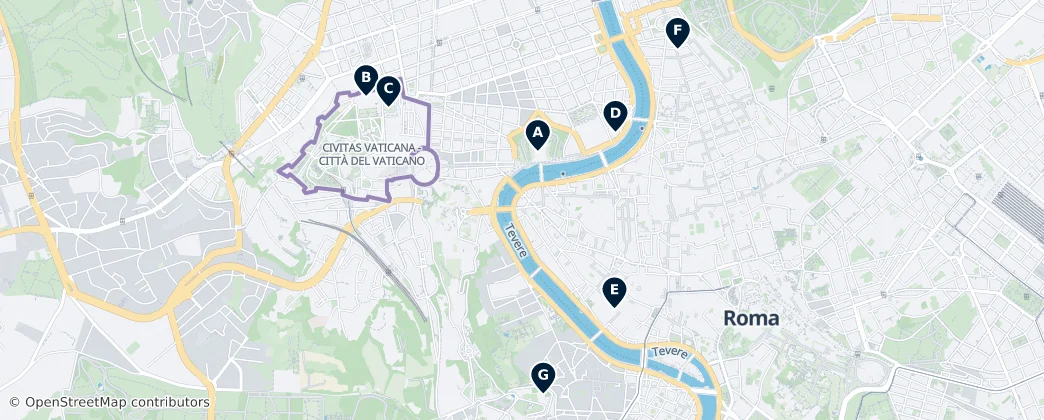 Map of 바티칸 시국