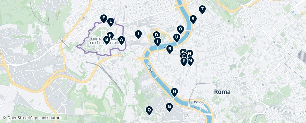 Map of 바티칸 시국
