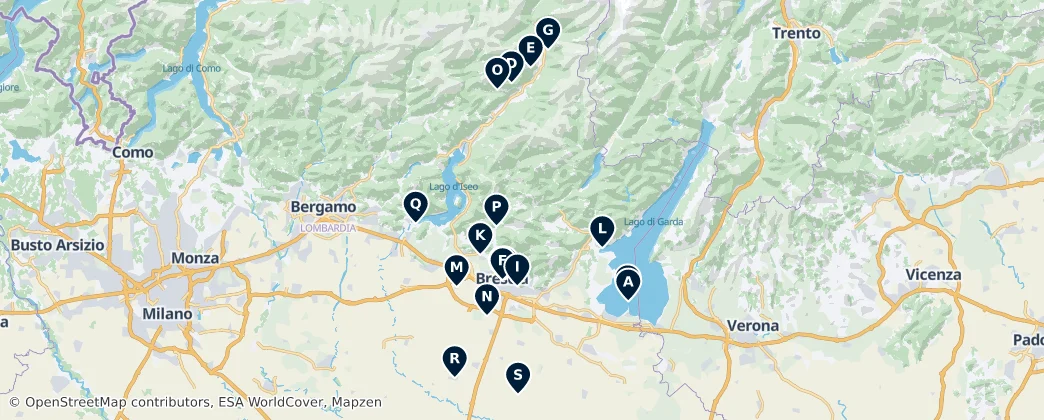 Map of 브레시아