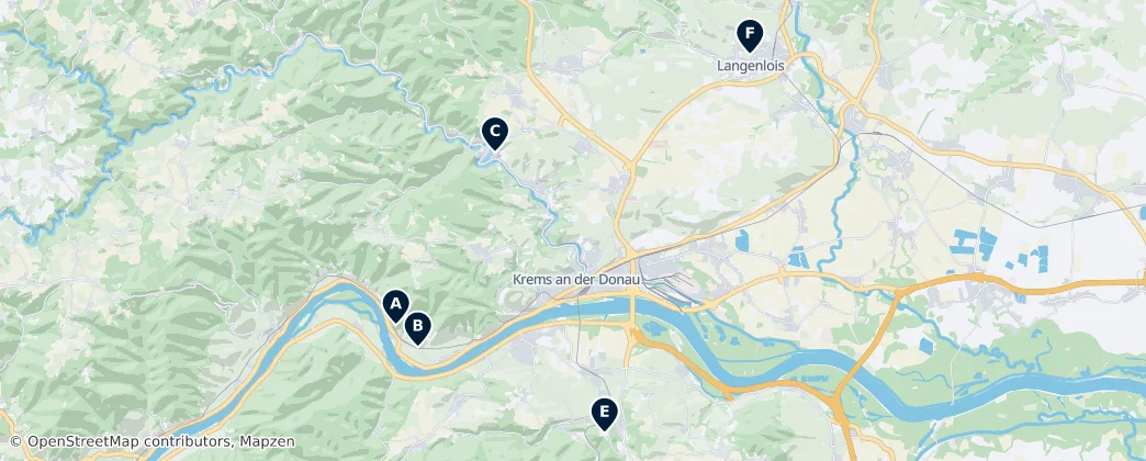 Map of Krems-Land District