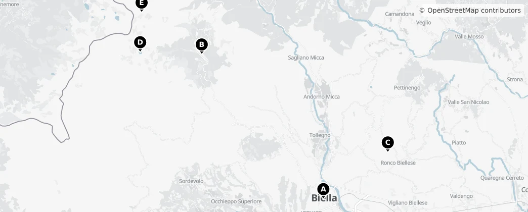 Map of 비엘라