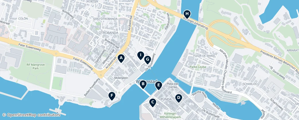Map of 빌렘스타트
