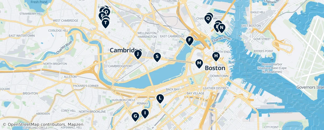Map of 케임브리지