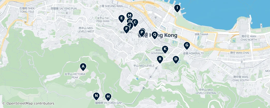 Map of 중사이구