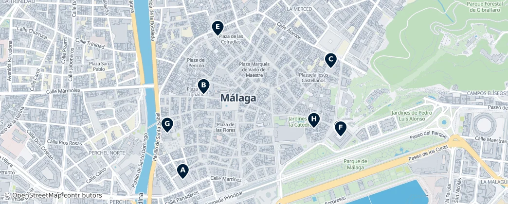 Map of Centro Histórico