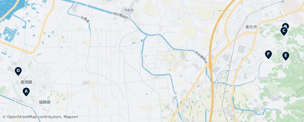 Map of 장화현