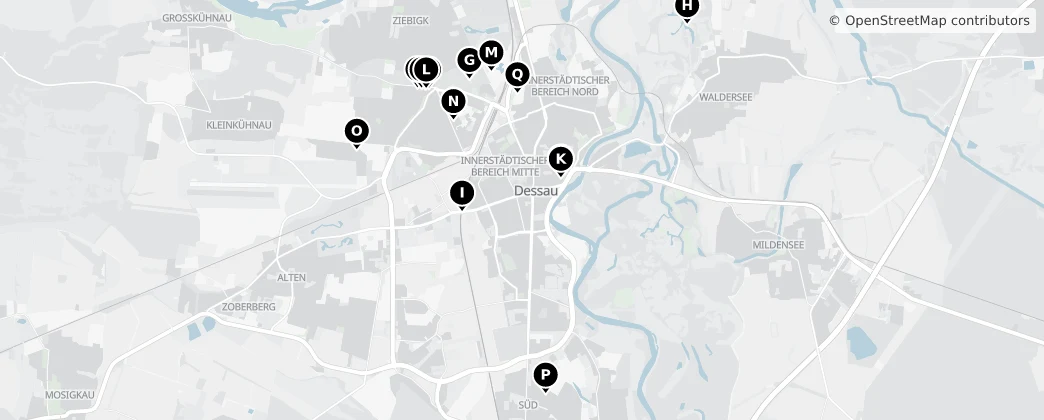 Map of 데사우