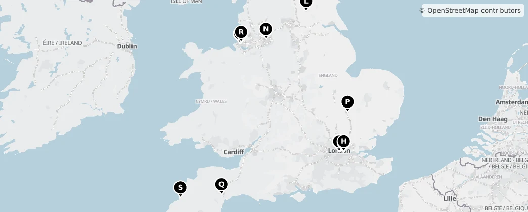 Map of England