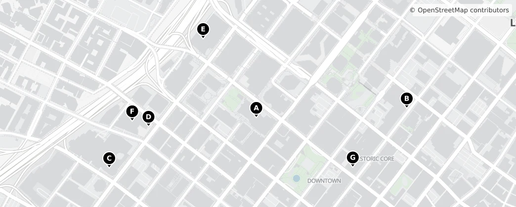 Map of Financial District