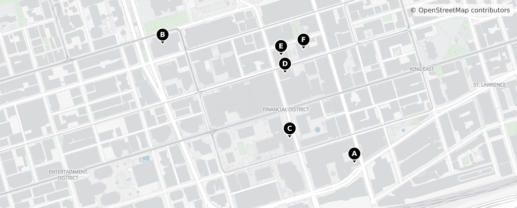 Map of Financial District