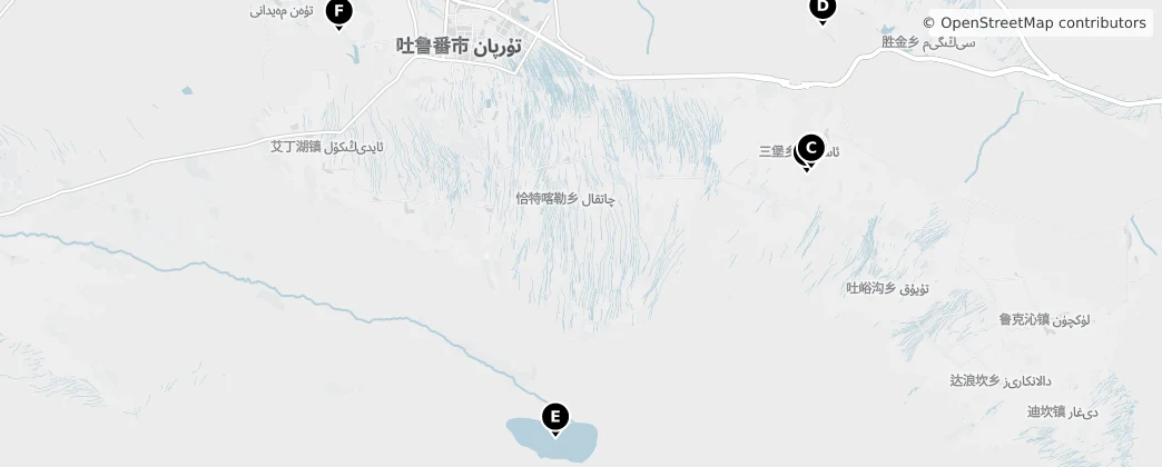 Map of 가오창구
