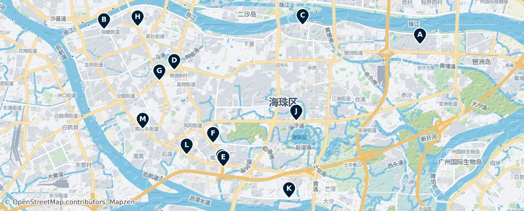 Map of 하이주구