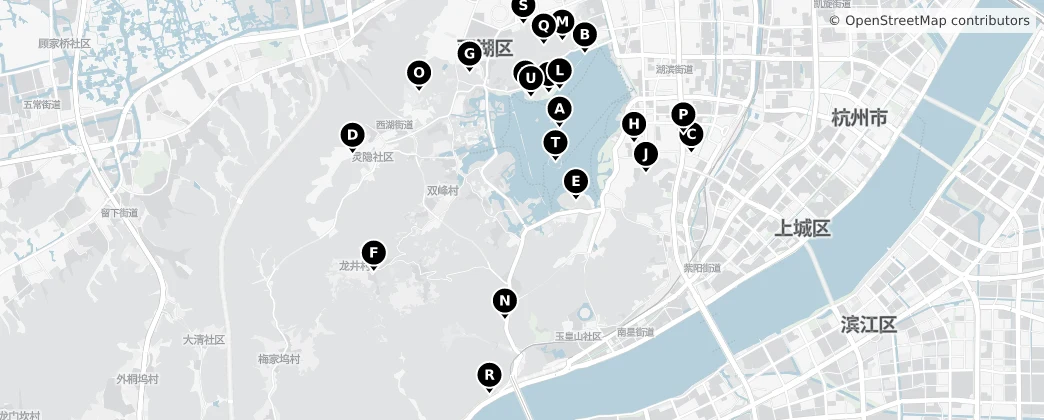 Map of 항저우시