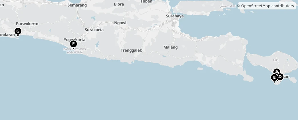 Map of 인도네시아