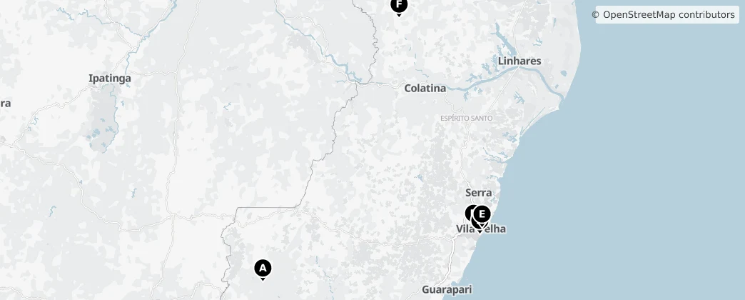 Map of 이스피리투산투