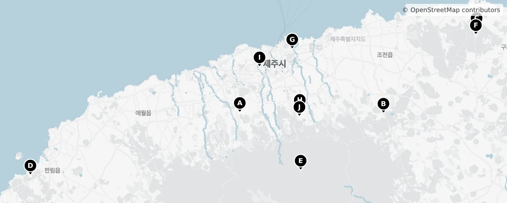 Map of 제주시