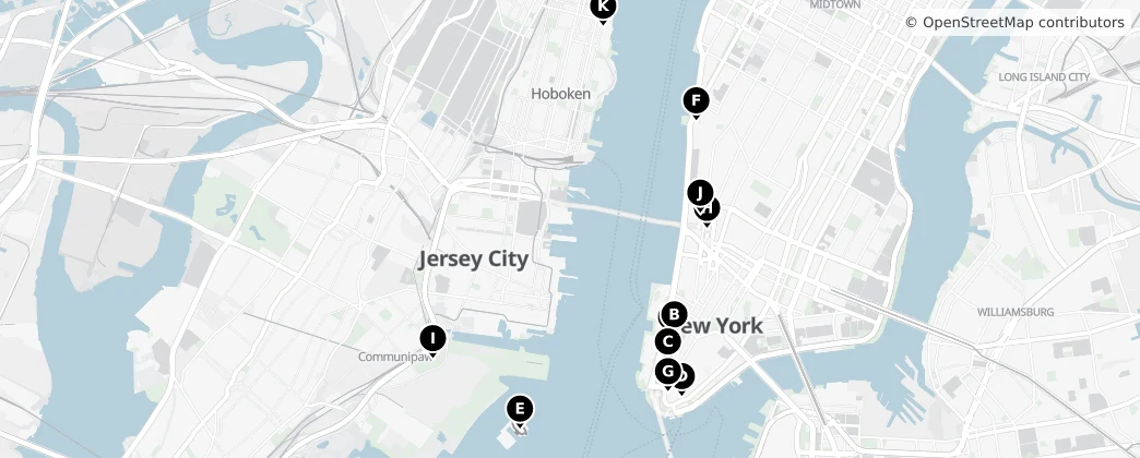 Map of 저지시티