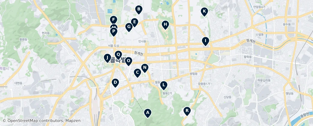 Map of 중구