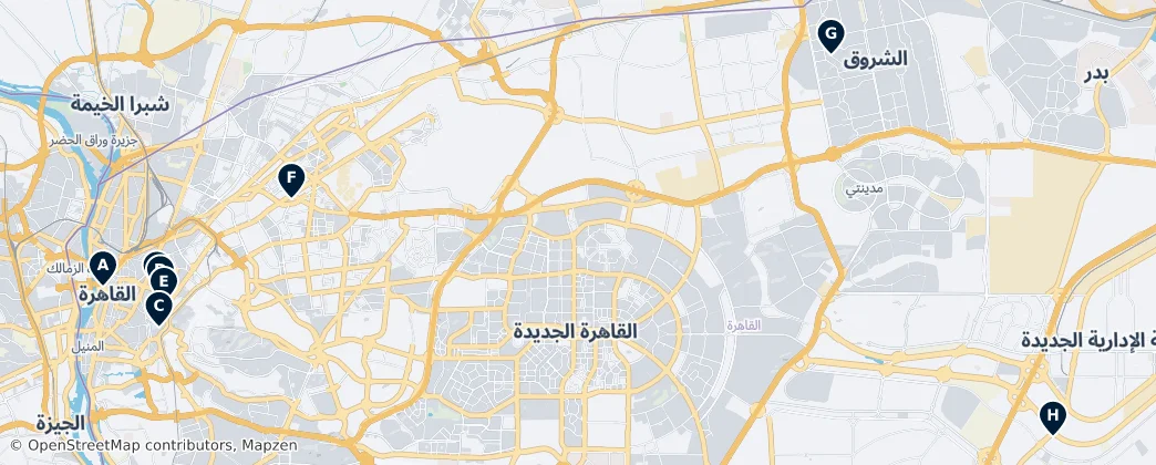 Map of 카이로
