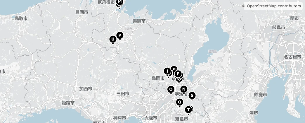 Map of 교토부