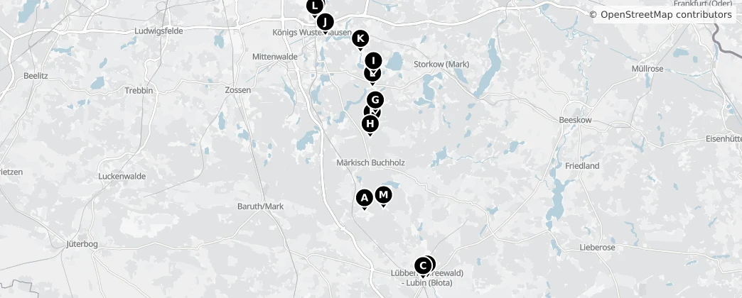 Map of 다메슈프레발트군
