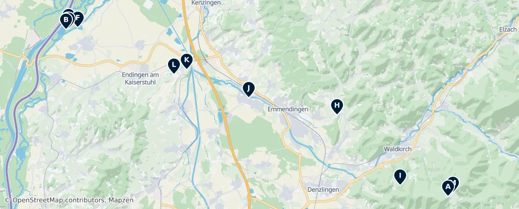 Map of Emmendingen