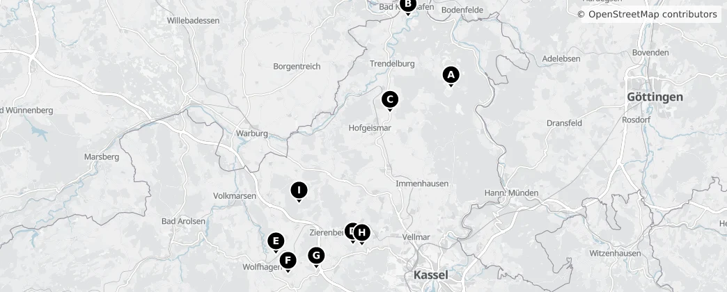 Map of Kassel