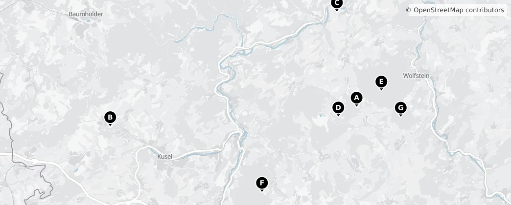 Map of Kusel
