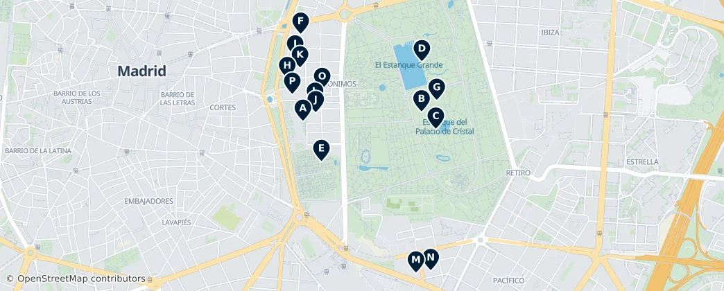 Map of 레티로
