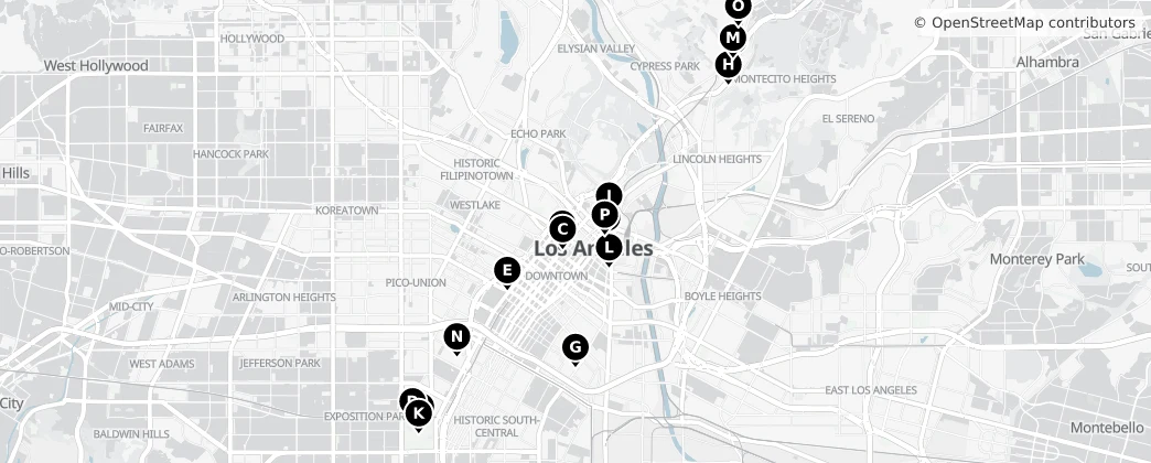 Map of 로스 앤젤레스