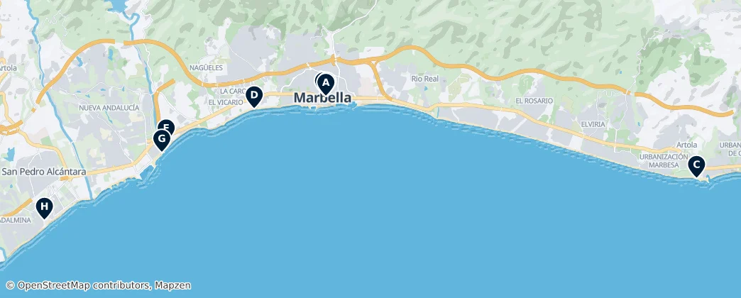 Map of 마르베야