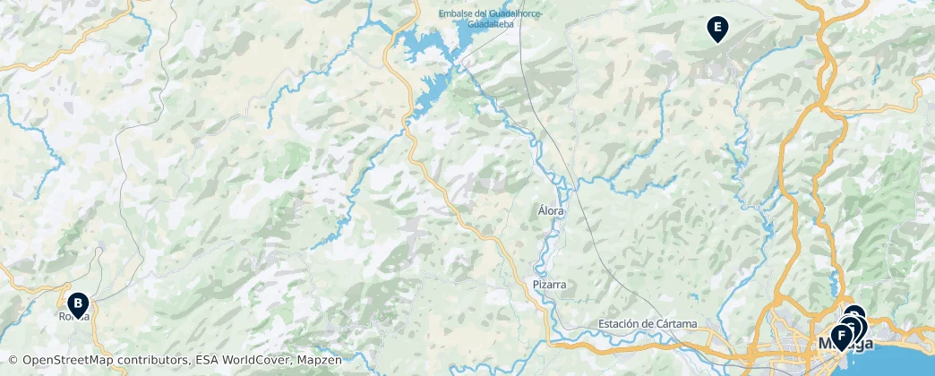 Map of 말라가
