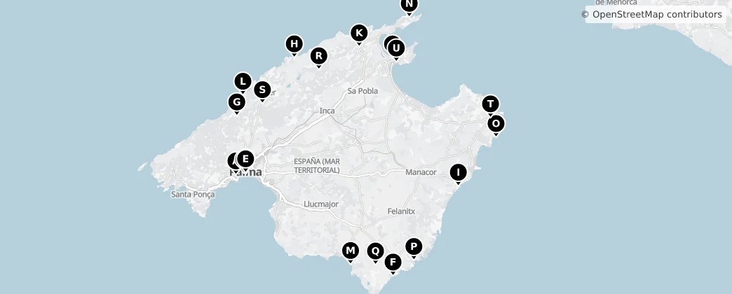 Map of 마요르카섬