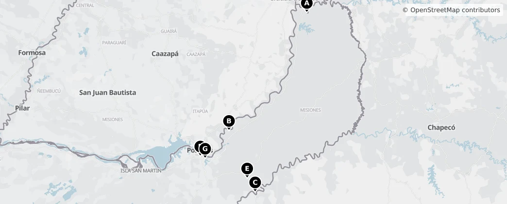 Map of 미시오네스주