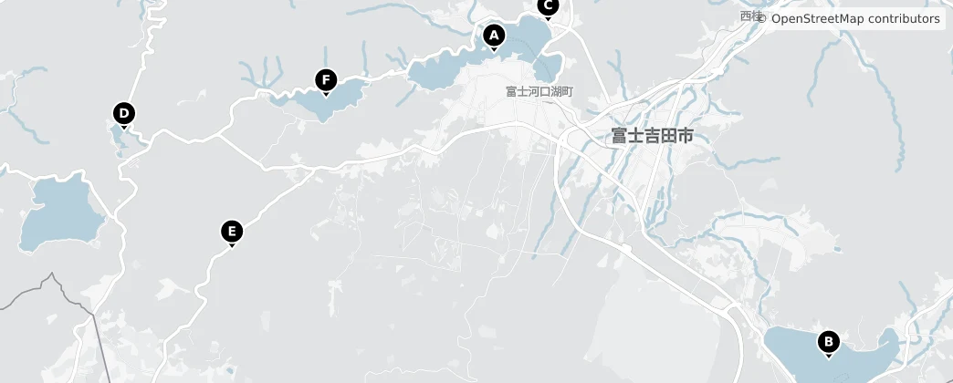 Map of 미나미쓰루군