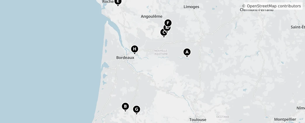 Map of 누벨아키텐