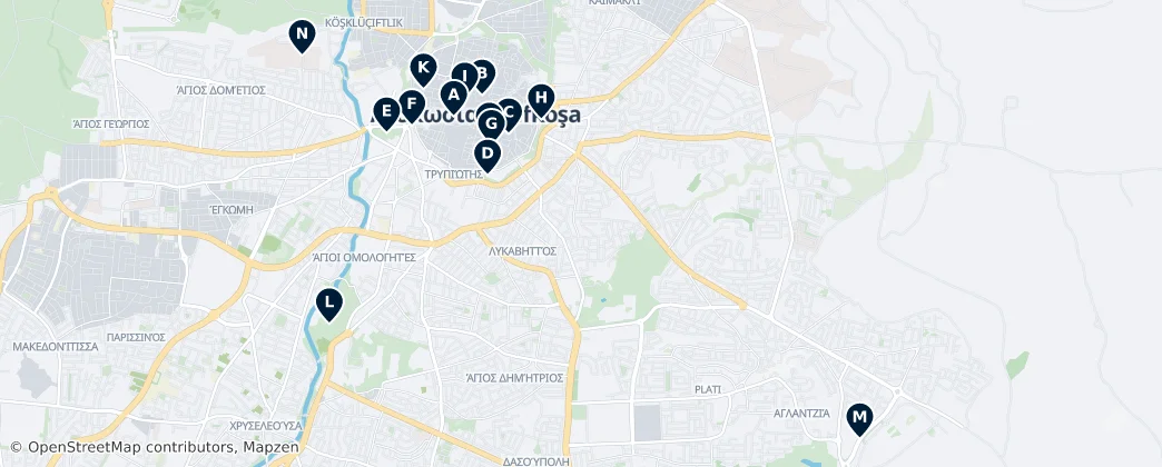 Map of 니코시아